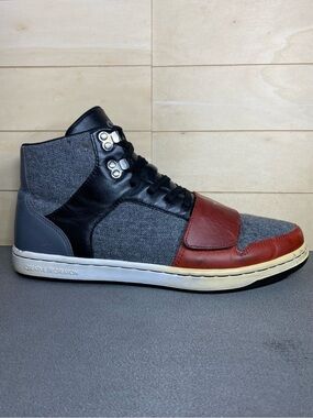 Creative Recreation Cesario Hi Top Sneakers Men's Size 11 Shoes Red Black Grey